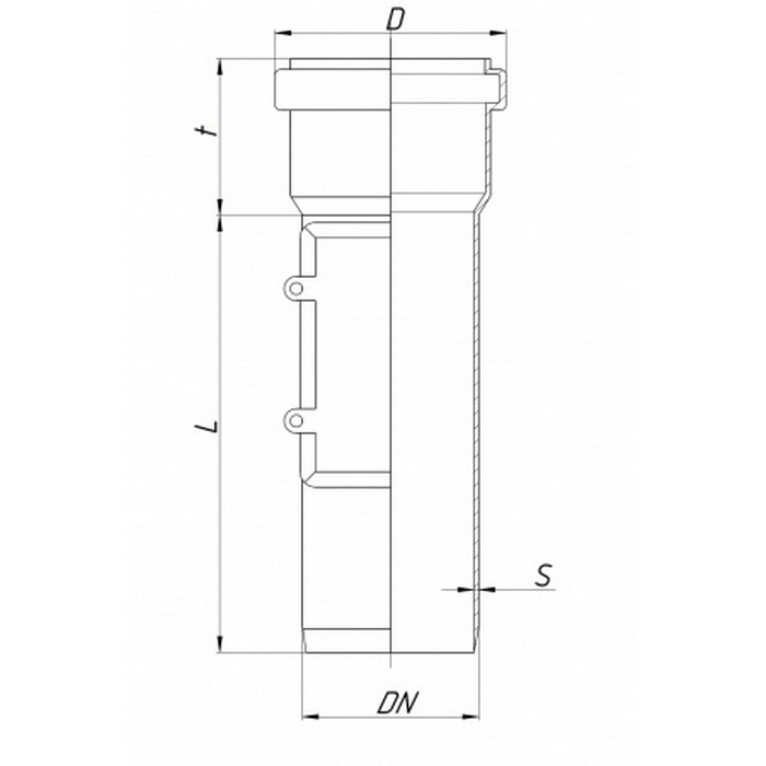 Ревизия ПВХ наружной канализации Ostendorf KGRE | Интернет-магазин ...